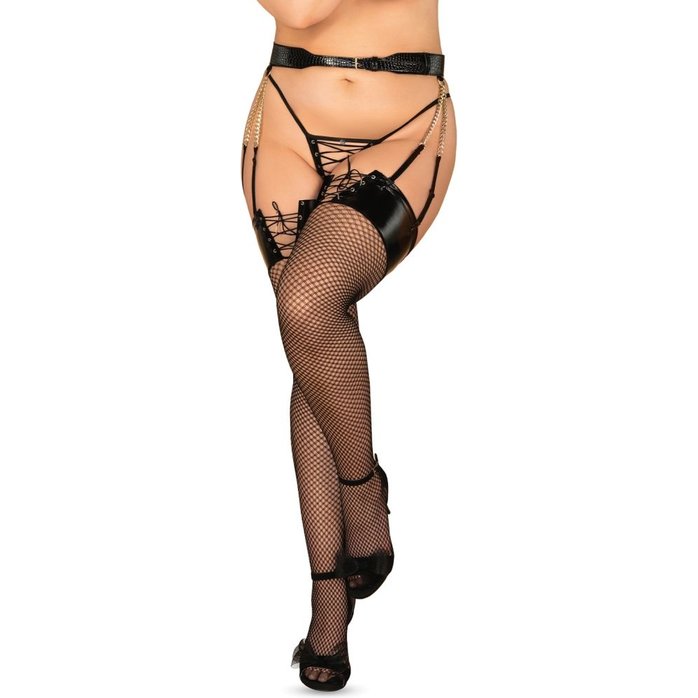 Пикантные женские чулочки Remediosa со шнуровкой - Spicy. Фотография 6.