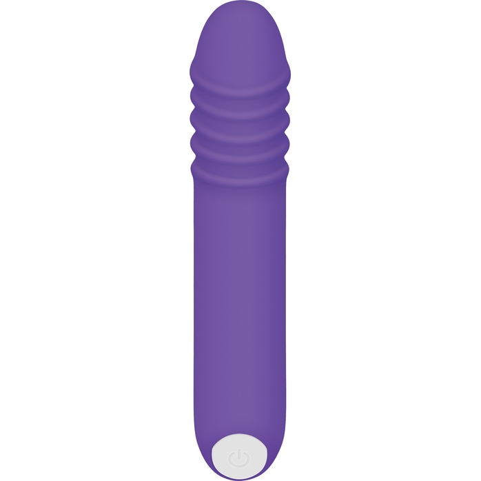 Фиолетовый светящийся G-стимулятор The G-Rave - 15,1 см. Фотография 5.