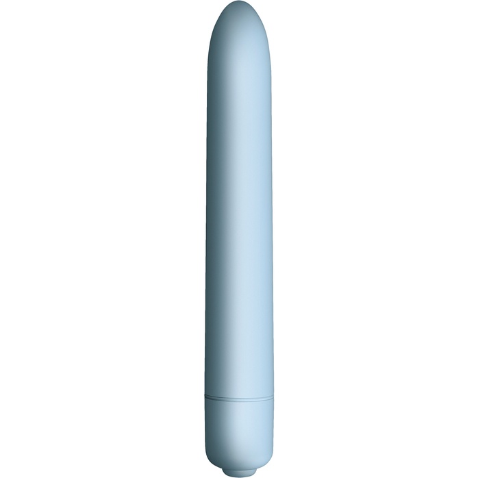 Голубой мини-вибратор Sugar Blue - 14,2 см
