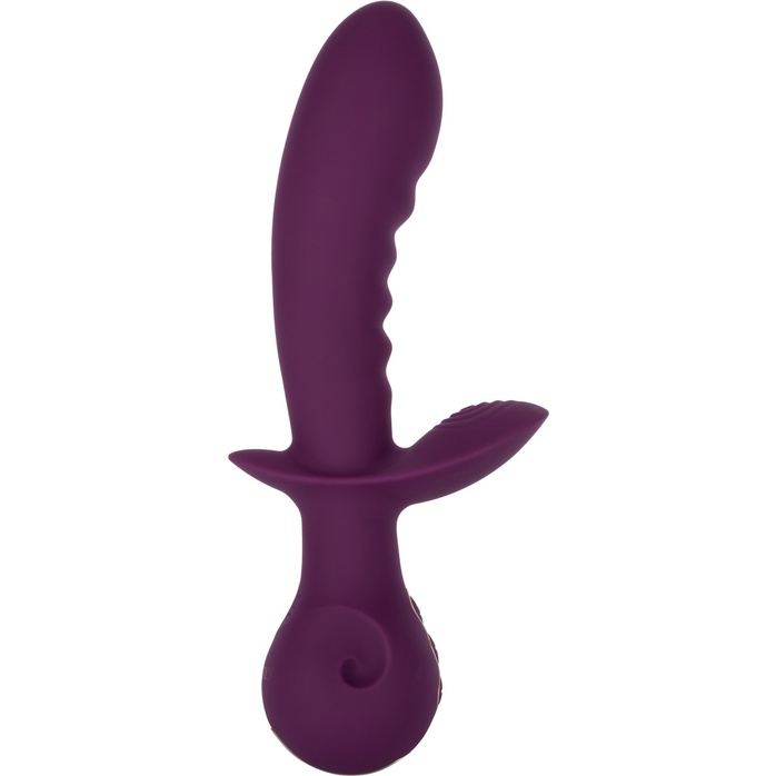 Фиолетовый универсальный вибратор Lover - 22,25 см - Obsession. Фотография 8.