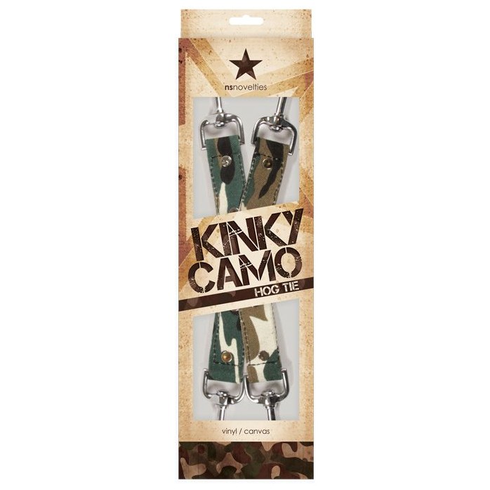 Крестообразное камуфлированное соединение Kinky Camo с карабинами - Kinky Camo. Фотография 2.