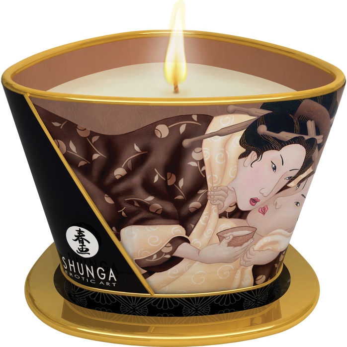 Массажная свеча Intoxicatin Chocolate с ароматом шоколада - 170 мл