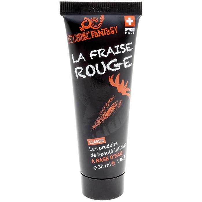 Лубрикант со вкусом клубники Erotic Fantasy La Fraise Rouge - 30 мл