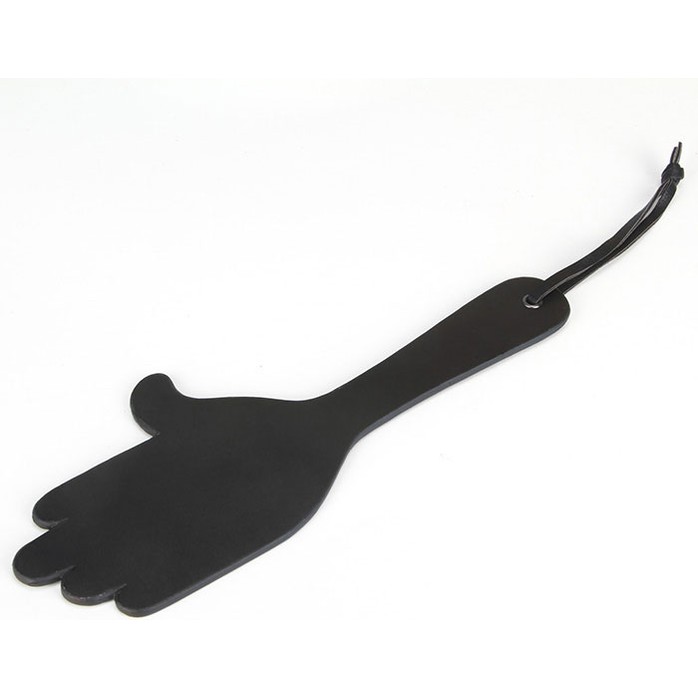 Черная шлепалка в виде руки Give Me Five Paddle - 34 см