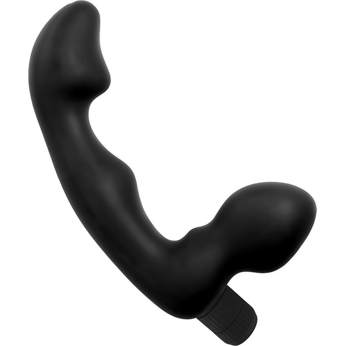 Безремневый черный страпон со стимуляцией G-точки Karma Strapless G-Spot Vibe - 16,5 см - Master Series. Фотография 2.