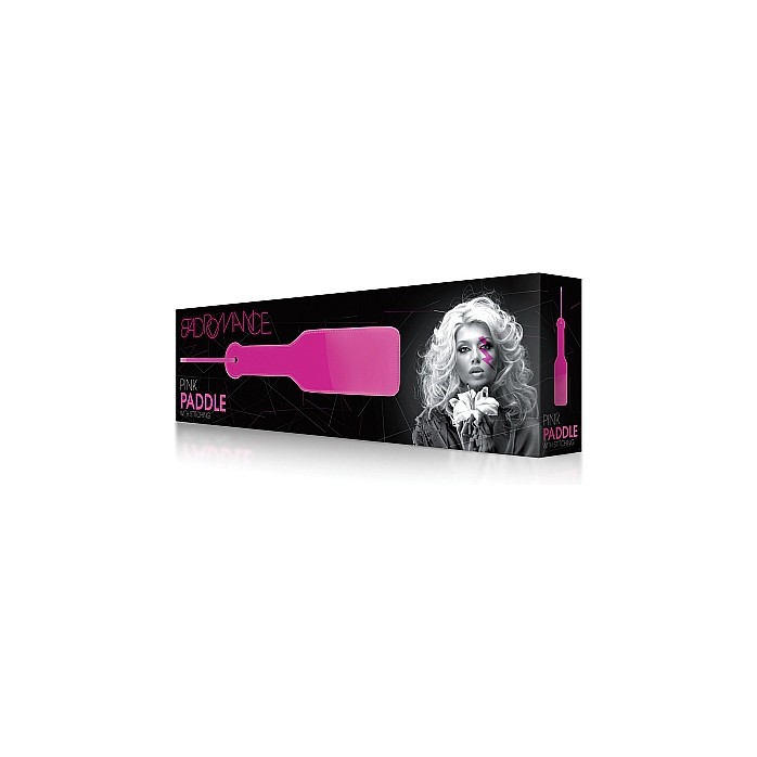 Розовая силиконовая шлепалка - 37 см - Bad Romance. Фотография 2.