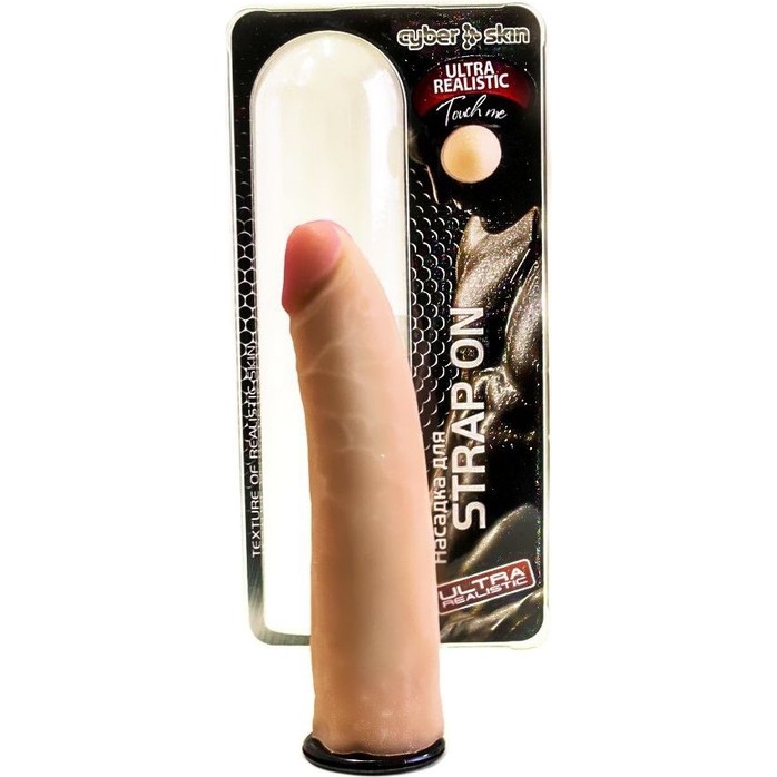 Насадка-фаллос для страпона Харнесс - 18 см. Фотография 2.