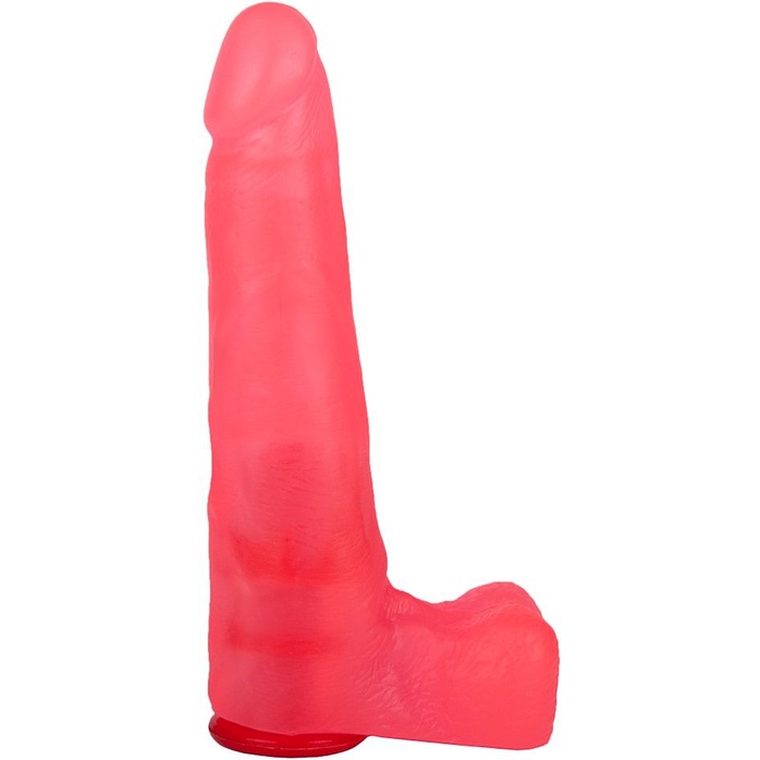 Розовая насадка-фаллос для трусиков Harness - 18 см