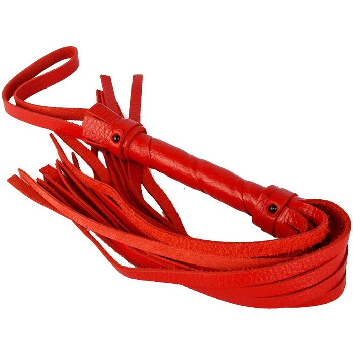 Красная мини-плеть - 40 см - BDSM accessories. Фотография 3.