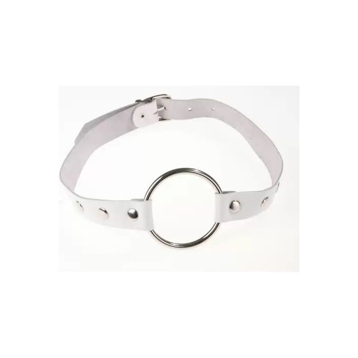 Белый кляп-рамка - BDSM accessories