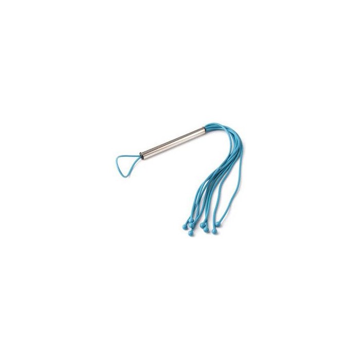 Голубая плеть из латекса - 50 см - BDSM accessories