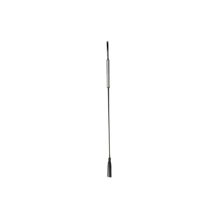 Латексный черный стек с лентами - 62 см - Passion Line