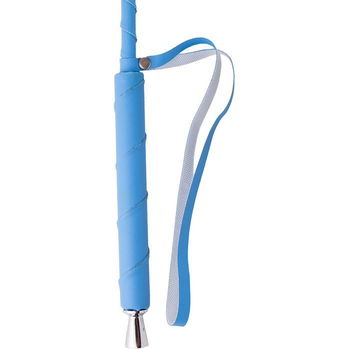 Голубой стек с деревянной ручкой - 70 см - BDSM accessories. Фотография 3.