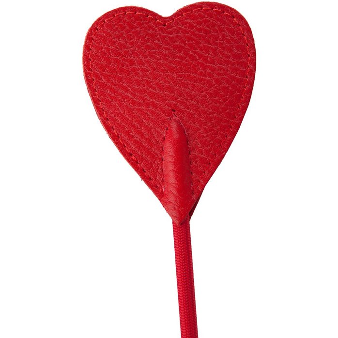 Красный стек с наконечником-сердечком - 70 см - BDSM accessories. Фотография 7.