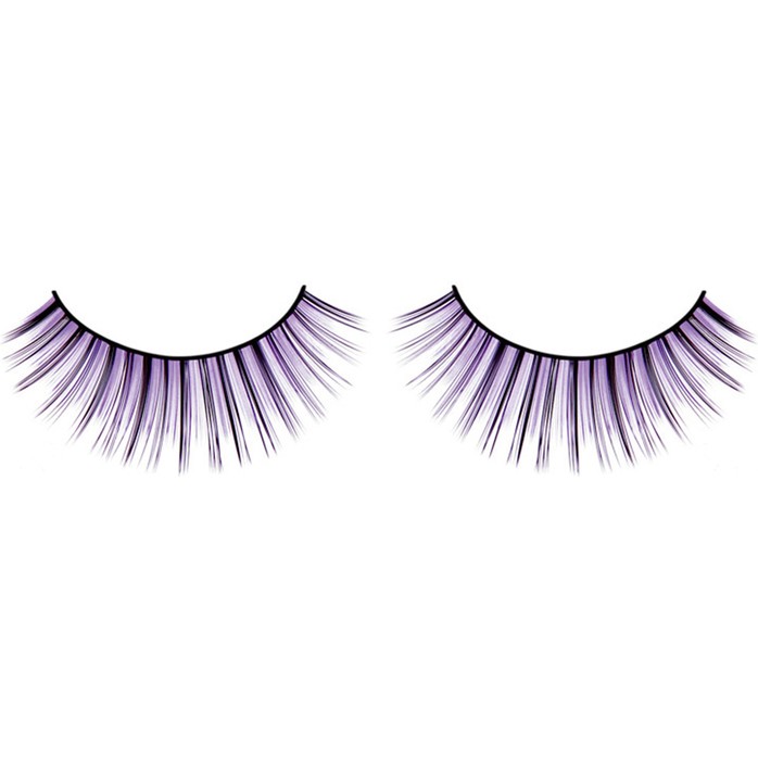 Чёрно-фиолетовые пушистые ресницы - Eyelashes Collection