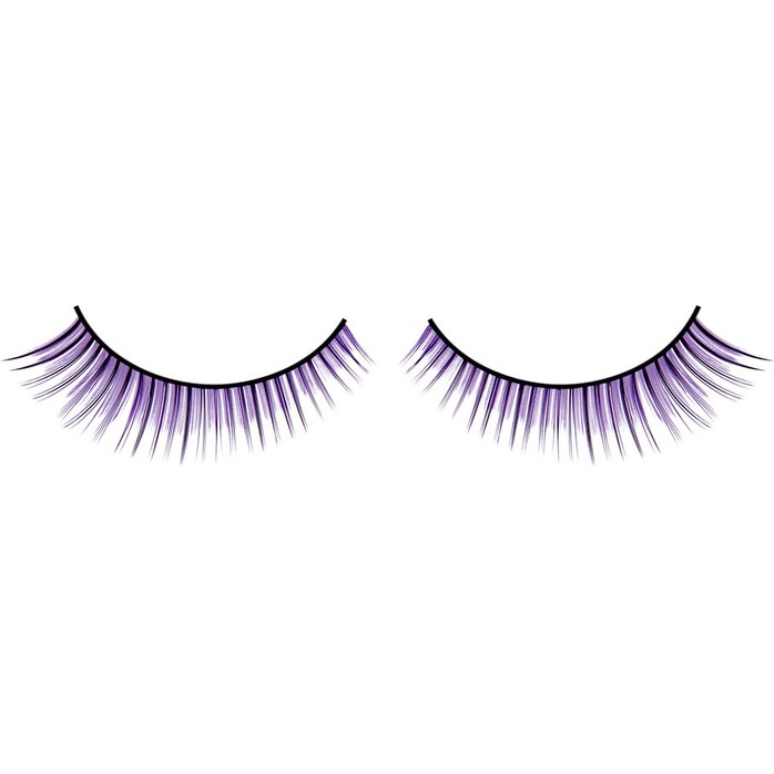 Чёрно-фиолетовые ресницы - Eyelashes Collection