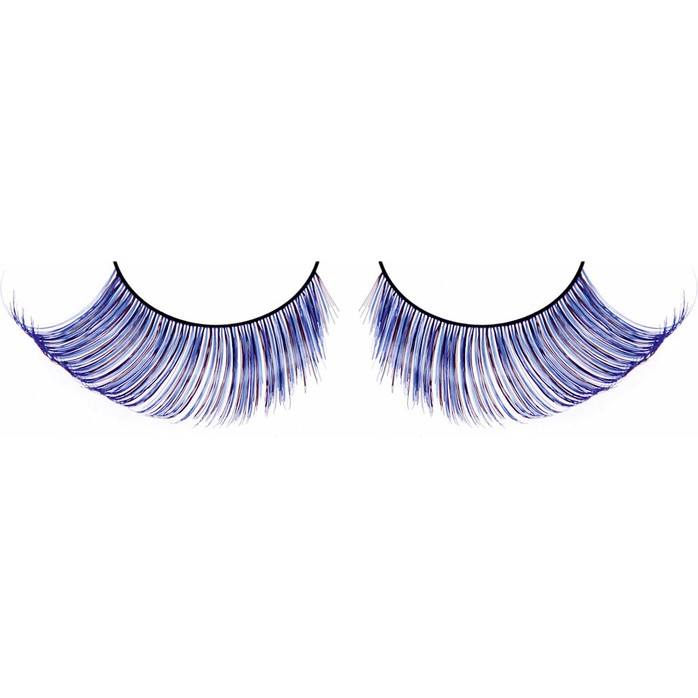Светло-синие ресницы-перья - Eyelashes Collection