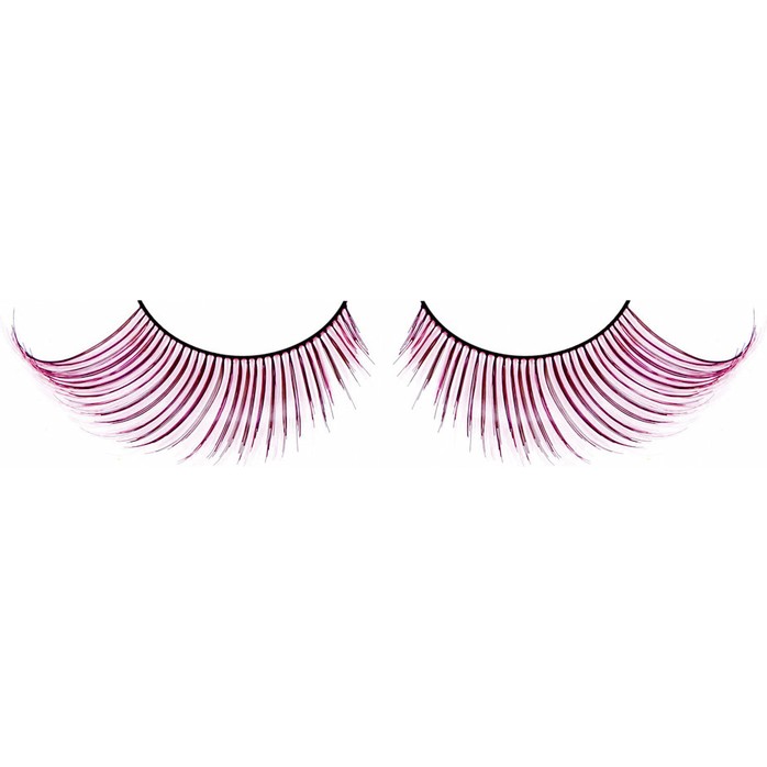 Светло-розовые ресницы-перья - Eyelashes Collection