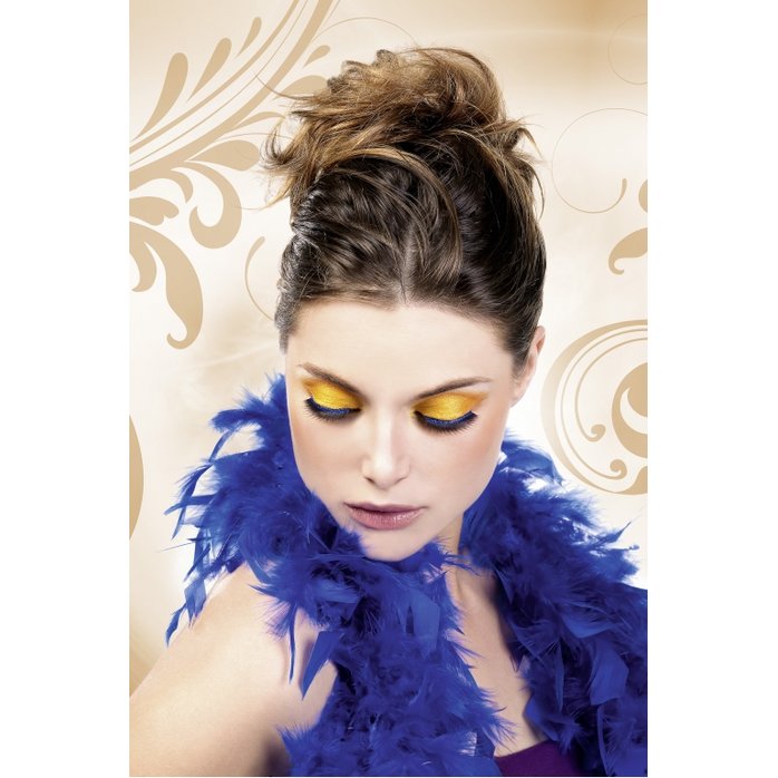 Чёрно-синие накладные ресницы Premium - Eyelashes Collection. Фотография 2.