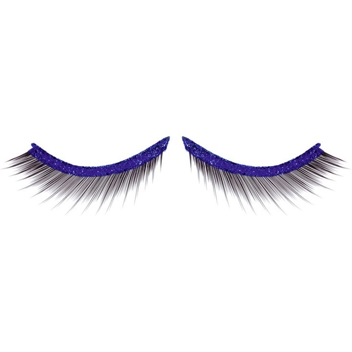 Чёрно-синие накладные ресницы Premium - Eyelashes Collection