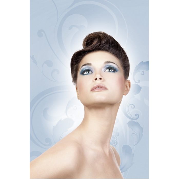 Чёрные разделенные накладные ресницы Deluxe - Eyelashes Collection. Фотография 2.