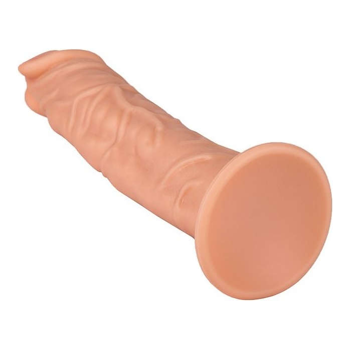 Упругий фаллоимитатор на присоске - 22 см. Фотография 5.