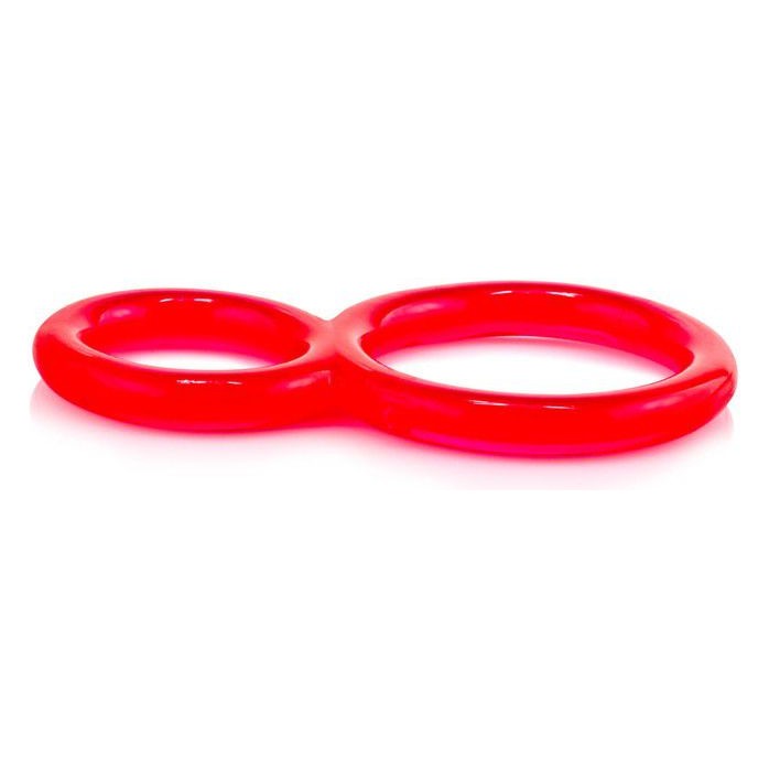 Красное двухпетельное кольцо Ofinity - 2015 Spring Collection. Фотография 2.