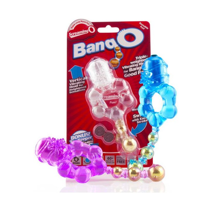 Кольцо с тремя шариками Bang O