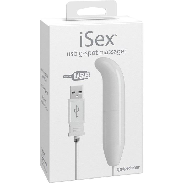 Вибростимулятор точки G с проводом USB - 13 см - ISex