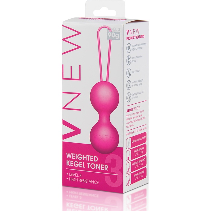 Розовые вагинальные шарики VNEW level 3. Фотография 2.