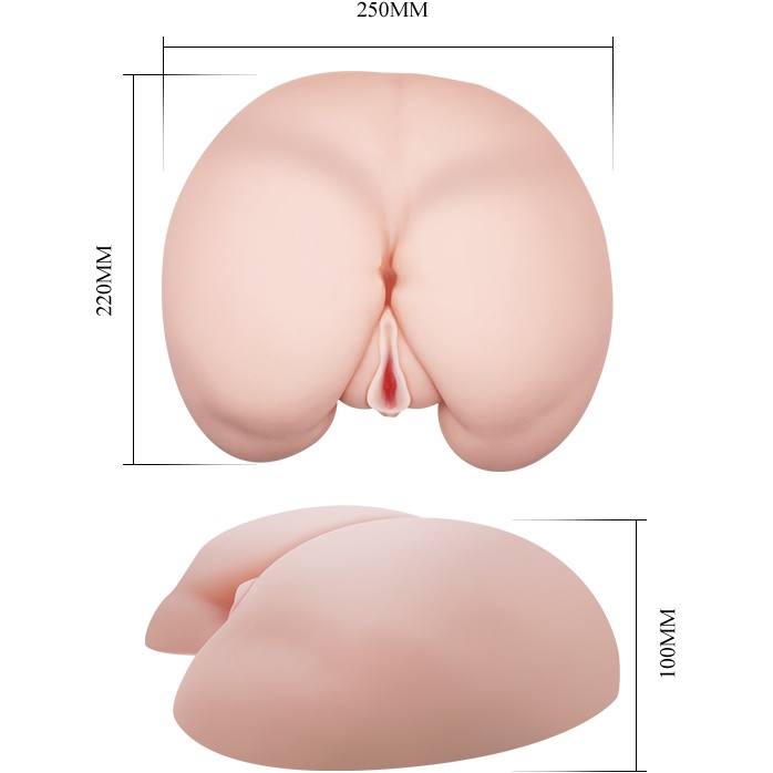 Вибрирующий мастурбатор-попка с ротацией и пультом управления. Фотография 6.