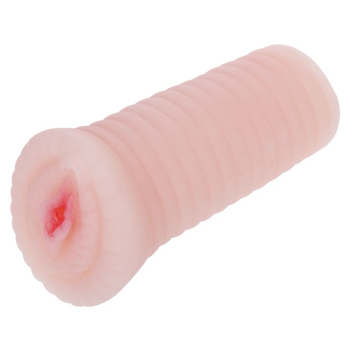 Нежная телесная вагина-мастурбатор с вибрацией