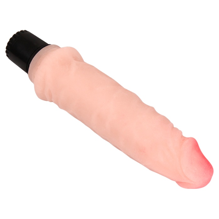 Водонепроницаемый нежный вибромассажер - 20 см. Фотография 3.