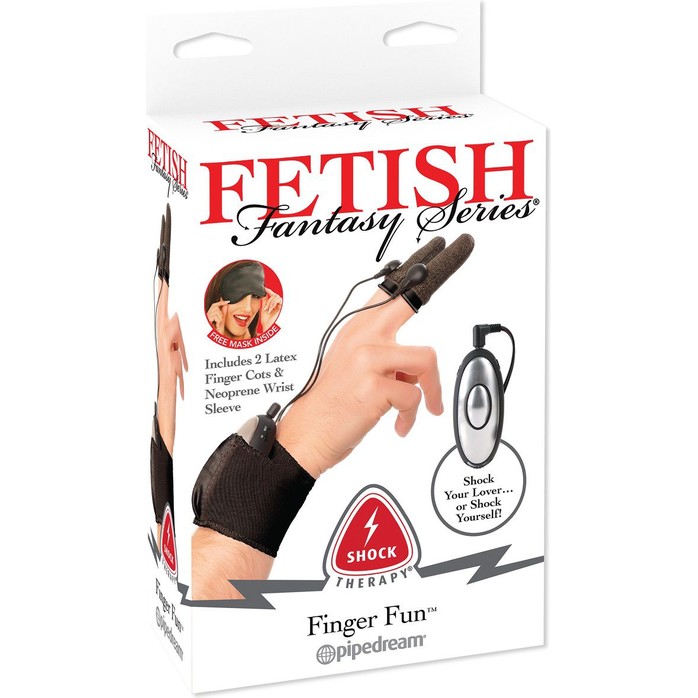 Насадки на пальцы Shock Therapy Finger Fun для электростимуляции - Fetish Fantasy Shock Therapy
