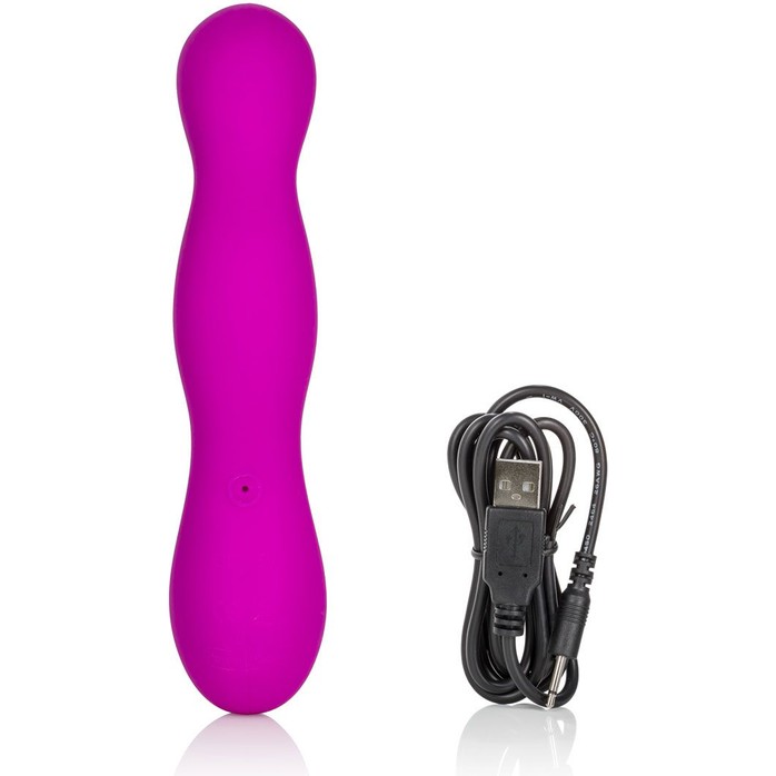 Фиолетовый вибромассажер для двойной стимуляции Vr5 - 16,5 см - Vanity. Фотография 6.