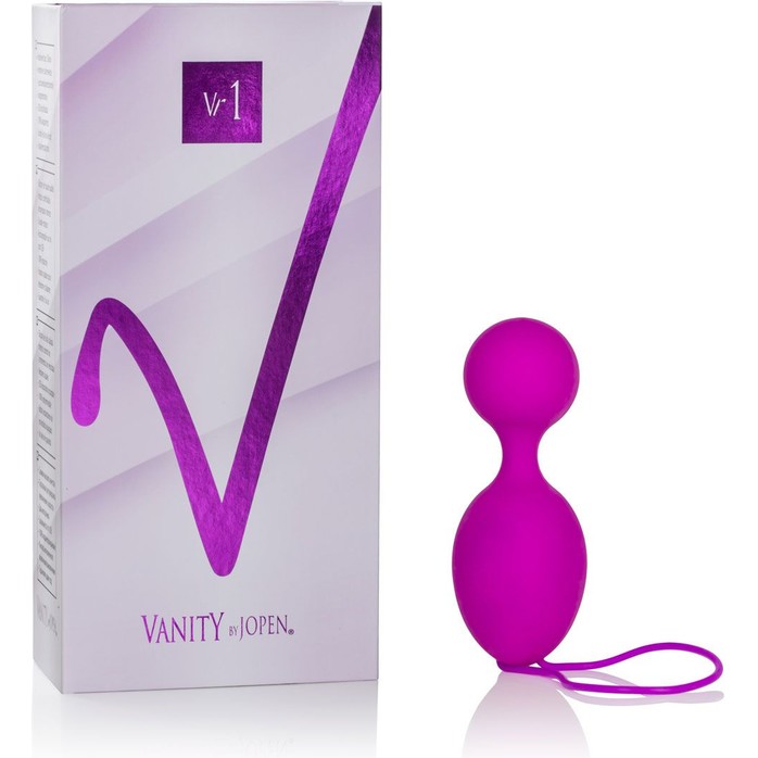 Фиолетовые вагинальные виброшарики Vr1 - Vanity. Фотография 7.