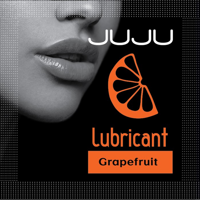 Пробник съедобного лубриканта JUJU с ароматом грейпфрута - 3 мл