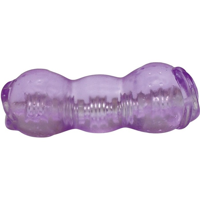 Двусторонний фиолетовый мастурбатор - вагина и ротик - You2Toys. Фотография 2.