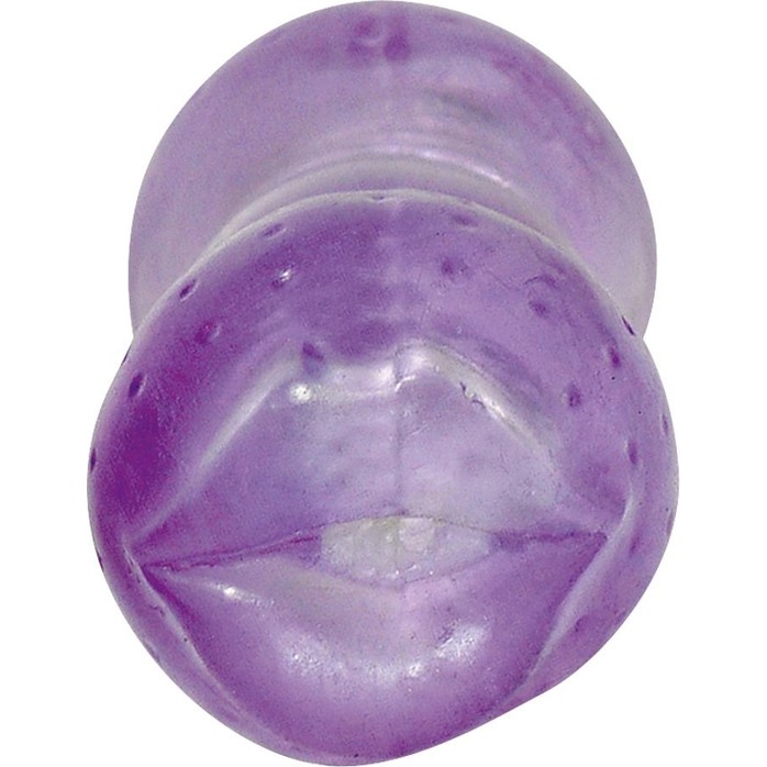 Двусторонний фиолетовый мастурбатор - вагина и ротик - You2Toys. Фотография 3.