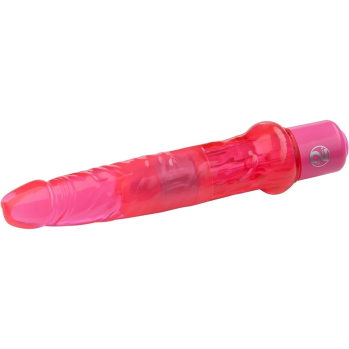 Гелевый анальный вибратор розового цвета - 17,5 см - You2Toys. Фотография 2.