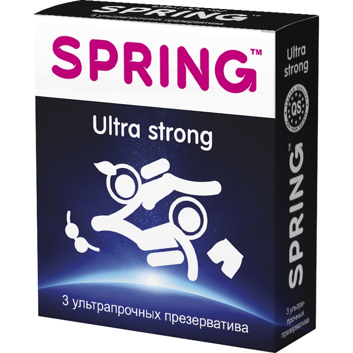 Ультрапрочные презервативы SPRING ULTRA STRONG - 3 шт