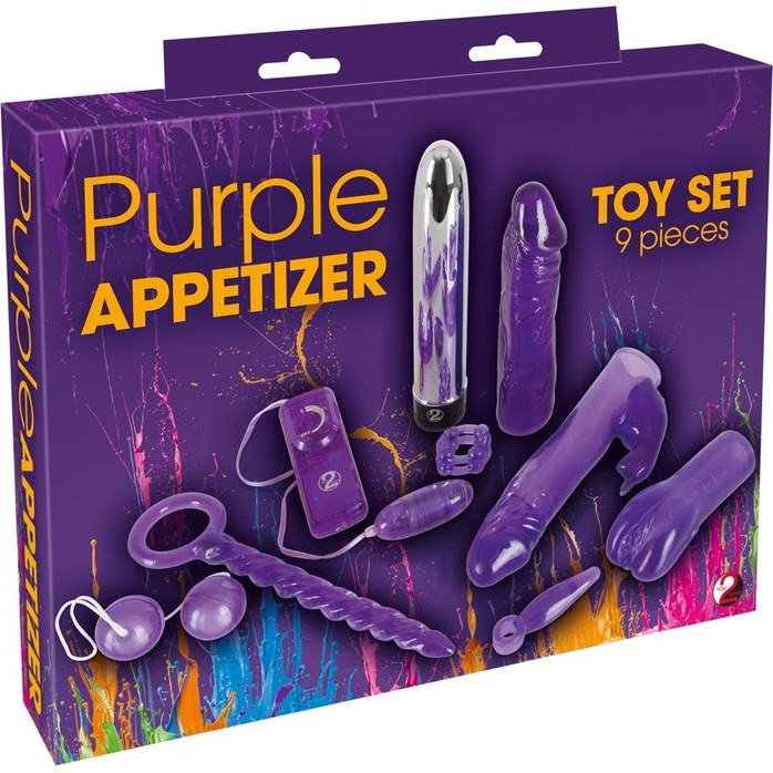 Фиолетовый вибронабор Purple Appetizer - You2Toys. Фотография 10.
