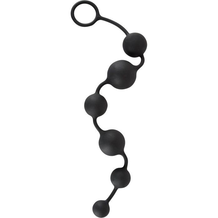 Анальная цепочка Black Velvets Anal Beads - 40 см - You2Toys. Фотография 2.