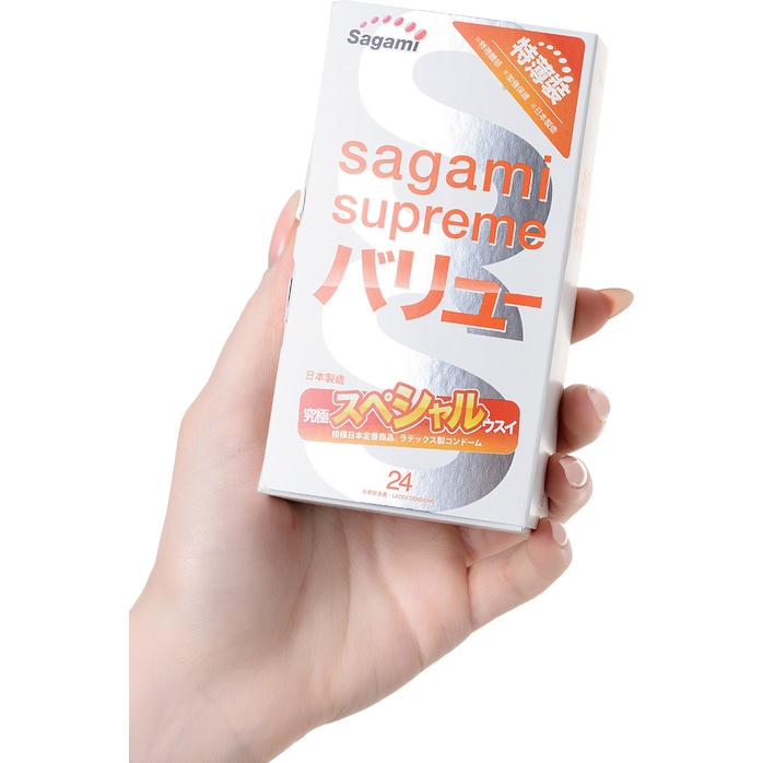 Ультратонкие презервативы Sagami Xtreme Superthin - 24 шт - Sagami Xtreme. Фотография 2.