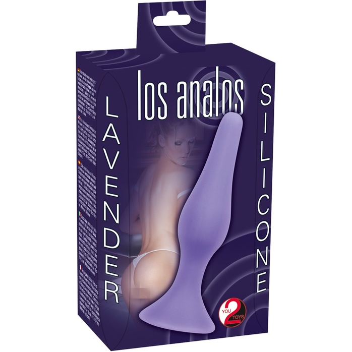 Фиолетовая анальная пробка Los Analos Lila Analplug - 13 см - You2Toys. Фотография 2.