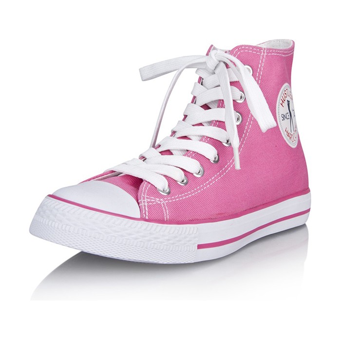 Розовые кеды из денима Hardcore