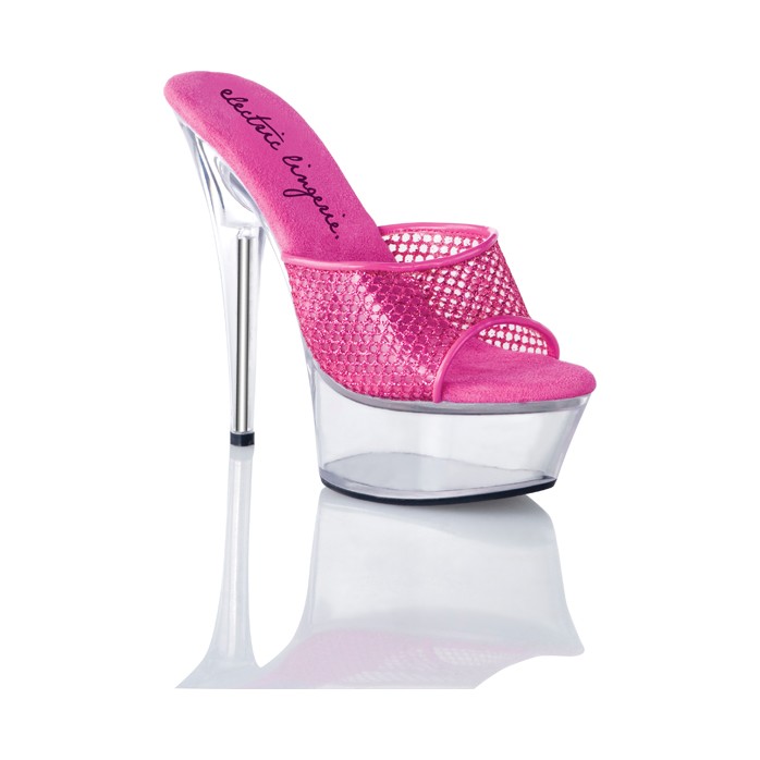 Сабо с блестками Raspberry