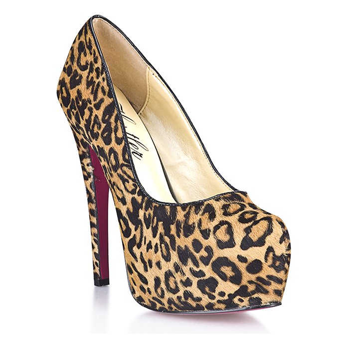 Туфли из из искусственного меха леопарда Leo Desire