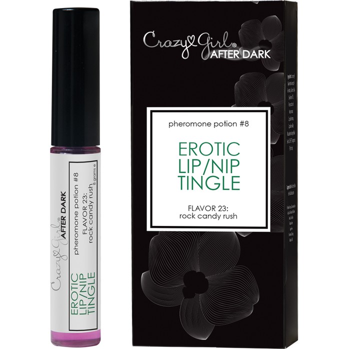 Возбуждающий блеск для губ и сосков Crazy Girl After Dark с феромонами - 8 гр
