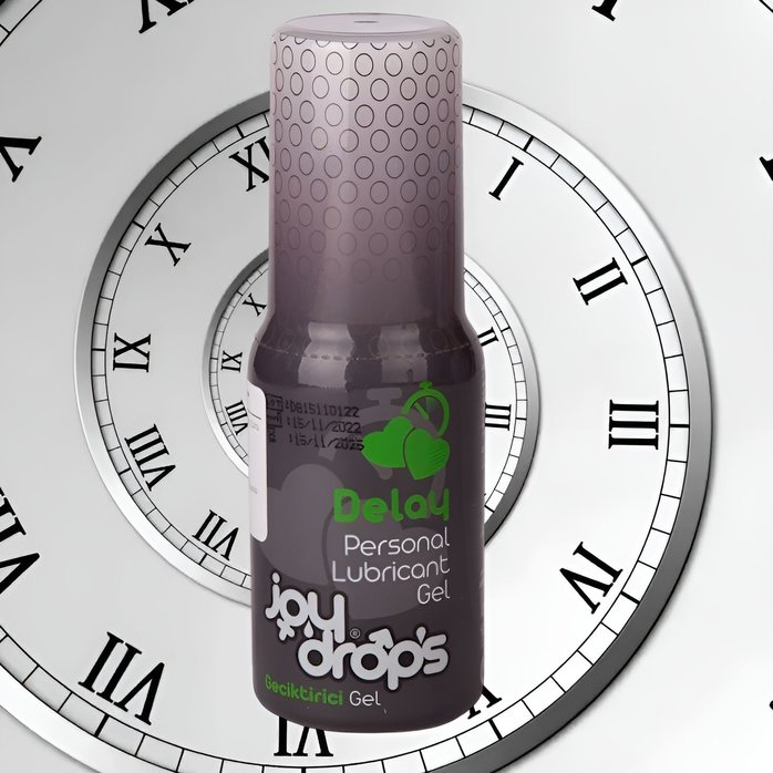 Пролонгирующая смазка JoyDrops Delay - 50 мл. Фотография 6.
